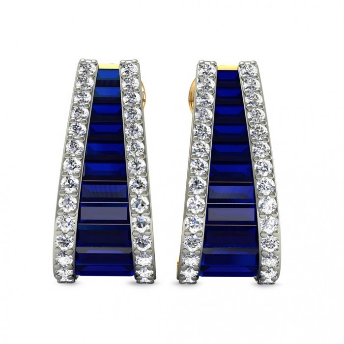Gemstone: Blue SapphireGold Color: Yellow