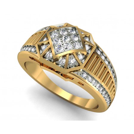 Gold Stair Ring