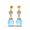  
Gemstone: Blue Onyx
Gold Color: Yellow