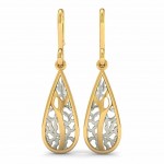 Frosted Drop Earring