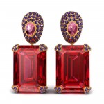 Red Spinel Earring