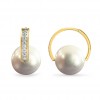  
Gemstone: White Pearl
Gold Color: Yellow