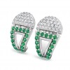  
Gemstone: Emerald
Gold Color: White