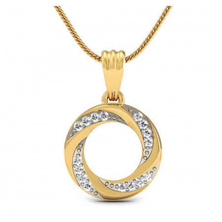 Ideal Circle Diamond Pendant