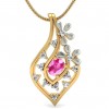  
Gemstone: Pink Sapphire
Gold Color: Yellow