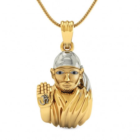 Buy Sai Baba Gold Pendant Online 