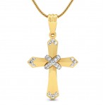 Holy Cross Diamond Pendant