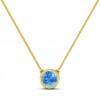 Galaxy Glam Pendant With Chain