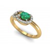  
Gemstone: Emerald
Gold Color: Yellow