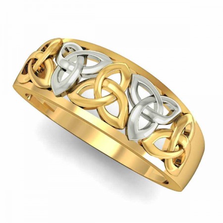 Celtic Knot Hazy Engagement Ring