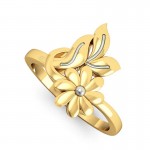 Regarded Floral Ring